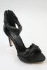 3019 Siyah Yüksek Topuklu Kadın Ayakkabı 
