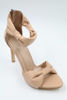 3019 Bej Yüksek Topuklu Kadın Ayakkabı 