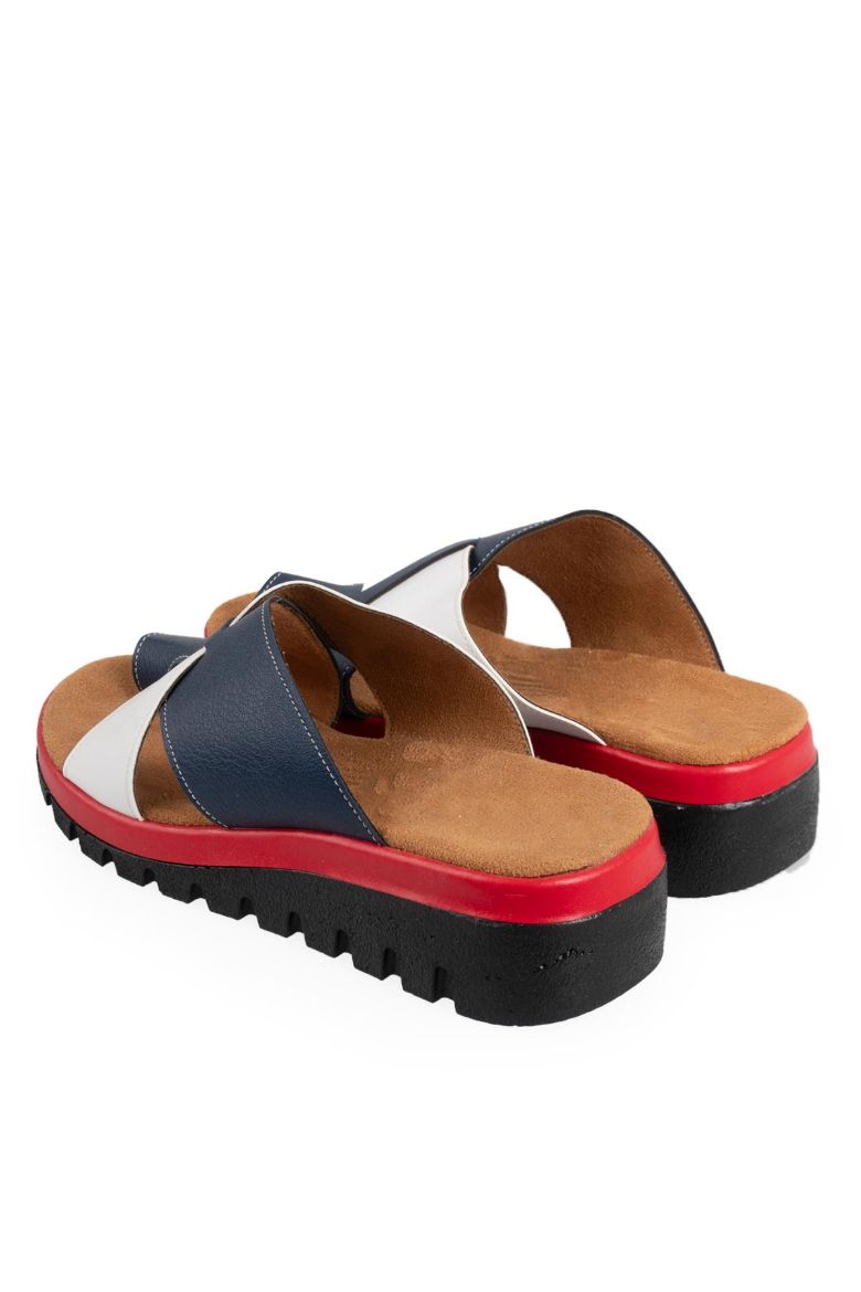 kadin-cilt-parmak-arasi-comfort-terlik-6207-KIRMIZI BEYAZ-PSG23-6207-0020760_0