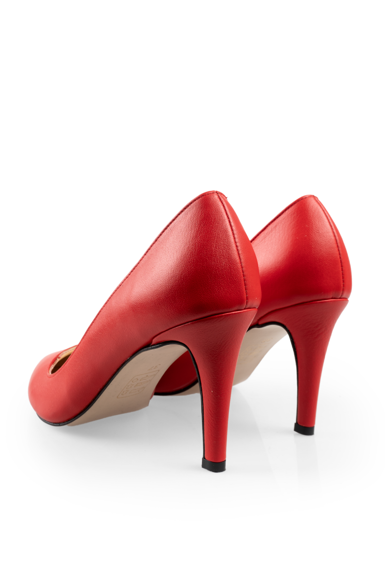 3029 Kırmızı Kadın Yüksek Topuklu Ayakkabı    resmi