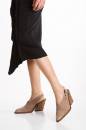Kadın Hakiki Deri Western Sandalet 6308  VİZON SÜET PSG25-6308VİZON SÜET