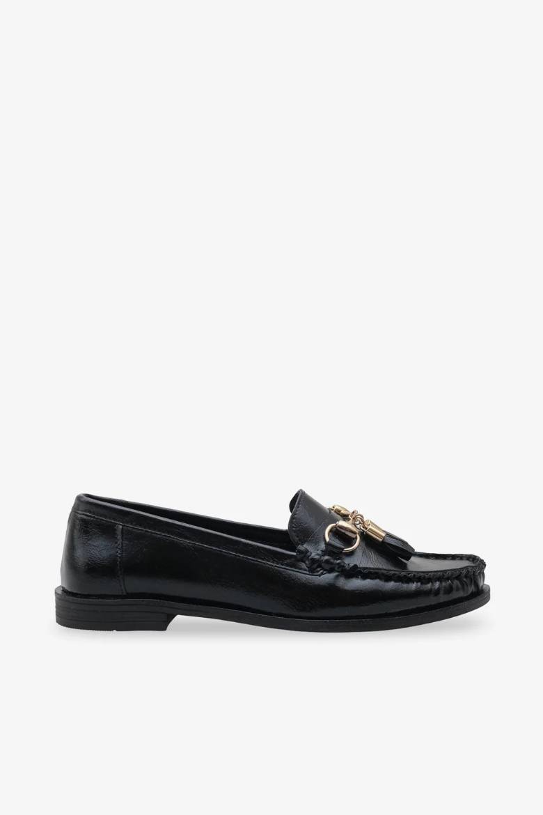 Kadın Püskül Ve Toka Detaylı Loafer 4058  SIYAH PSG25-4058SIYAH resmi