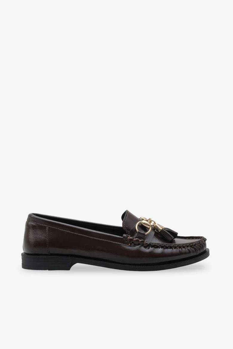 Kadın Püskül Ve Toka Detaylı Loafer 4058  KAHVE PSG25-4058KAHVE resmi