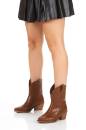Kadın Western Kovboy Bot 5117  TABA CİLT PSG25-5117TABA CİLT