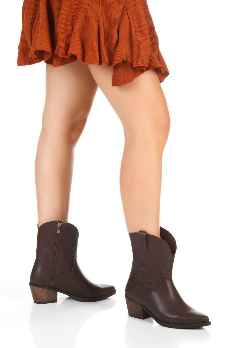 Kadın Western Kovboy Bot 5117  KAHVE CİLT PSG25-5117KAHVE CİLT resmi