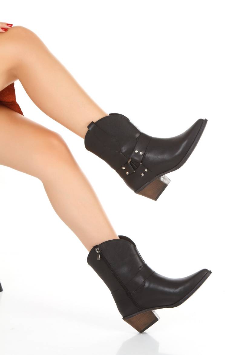 Kadın Western Kovboy Bot 5117  SİYAH CİLT-2 PSG25-5117SİYAH CİLT-2 resmi