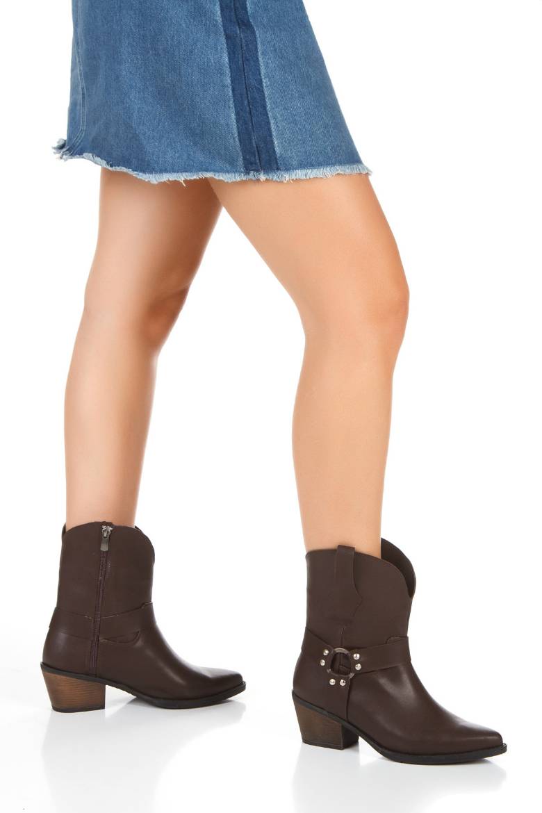 Kadın Western Kovboy Bot 5117  KAHVE CİLT-2 PSG25-5117KAHVE CİLT-2 resmi