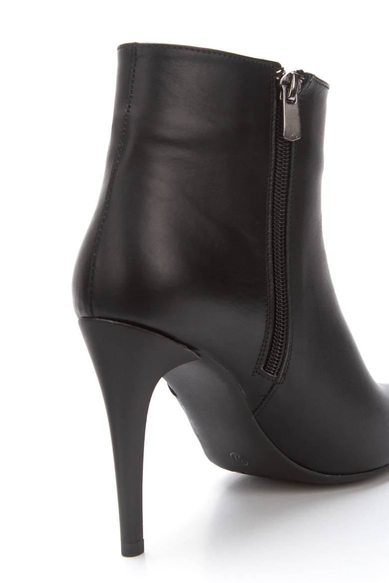 Kadın Hakiki Deri Stiletto Topuklu Bot 5123  SIYAH PSG25-5123SIYAH resmi